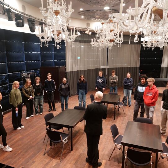 On stage en backstage in het Concertgebouw