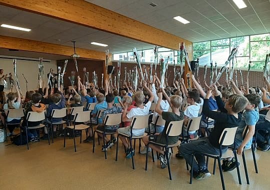 Schooljaar sportief van start tijdens introductiedagen