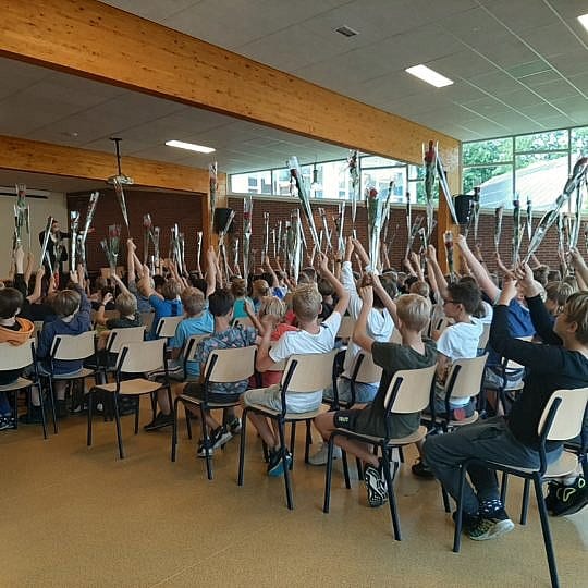 Schooljaar sportief van start tijdens introductiedagen