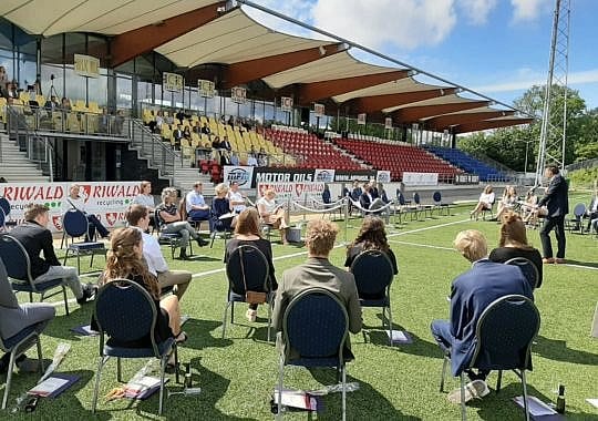 Diplomauitreiking in Telstarstadion