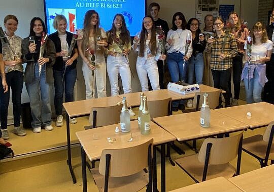 Alle deelnemers DELF-examen geslaagd!